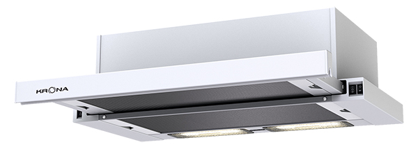 KRONA KAMILLA 600 white (1 мотор) вытяжка кухонная