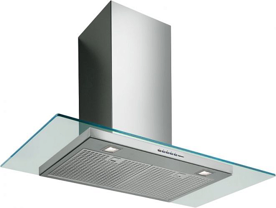Falmec Design KRISTAL isola 90 inox vetro (800)