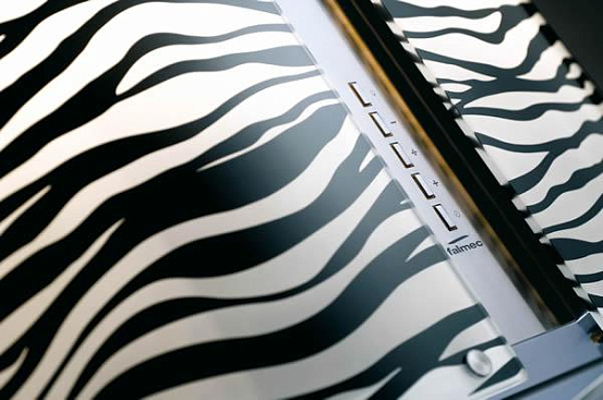 Falmec Mirabilia ZEBRA isola 85 vetro (800)