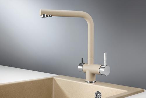 Кухонный смеситель GRANULA 2305, ПЕСОК