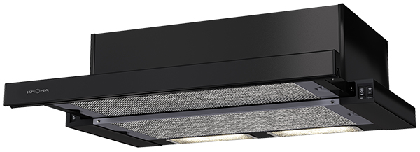 KRONAKAMILLA 600 black (1 мотор) вытяжка кухонная