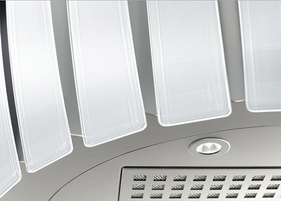 Falmec Design+ PRESTIGE 65 inox vetro bianco (800)