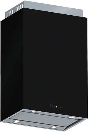 Falmec Design+ LAGUNA isola 60 inox vetro nero (800)