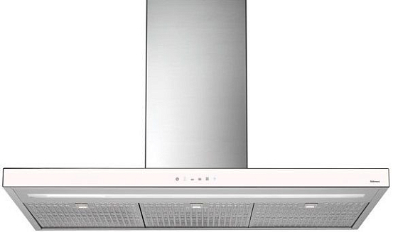 Falmec Design LUCE isola 90 inox vetro bianco (800)