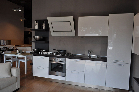 Falmec Design QUASAR 60 inox vetro bianco (800)