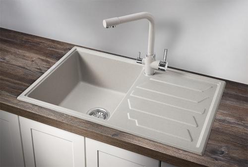 Кухонная мойка GRANULA 8002, БАЗАЛЬТ, кварц