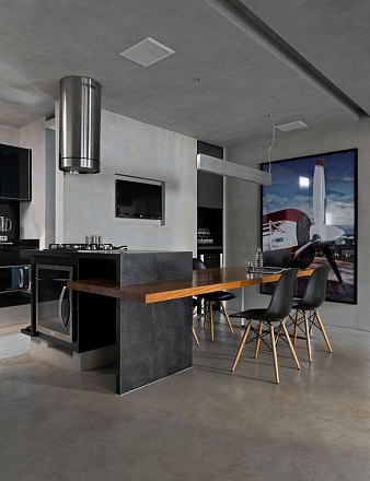 Falmec Design+ POLAR LIGHT isola 35 inox (800)