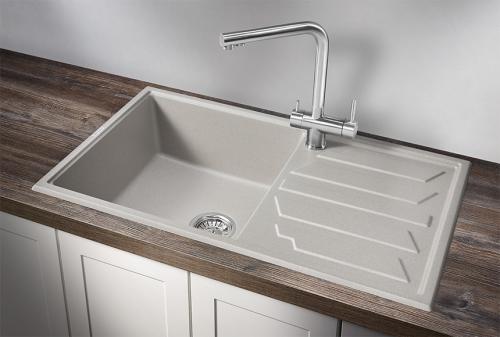 Кухонная мойка GRANULA 8601, БАЗАЛЬТ, кварц