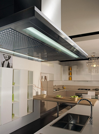 Falmec Design LUMEN isola 90 inox (800)