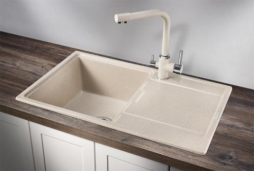 Кухонная мойка GRANULA 7804, ПИРИТ, кварц