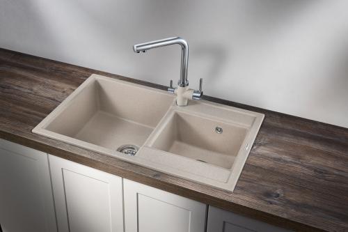 Кухонная мойка GRANULA 8201, ПИРИТ, кварц