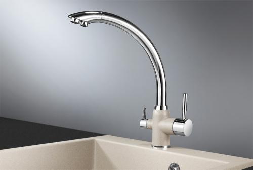 Кухонный смеситель GRANULA 3167, XРОМ/ПИРИТ