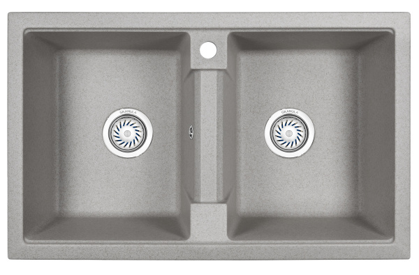 Кухонная мойка GRANULA 8101, БАЗАЛЬТ, кварц