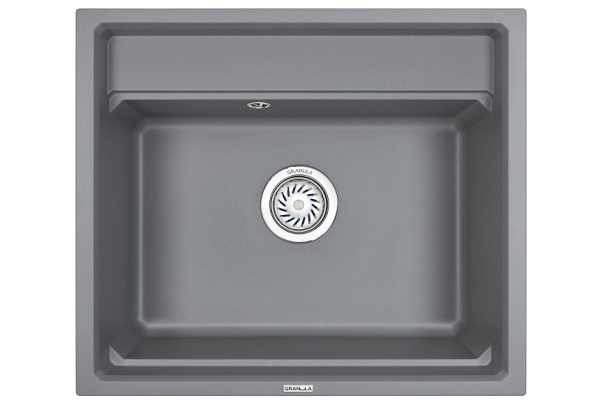 Кухонная мойка GRANULA KS-6003, АЛЮМИНИУМ, кварц