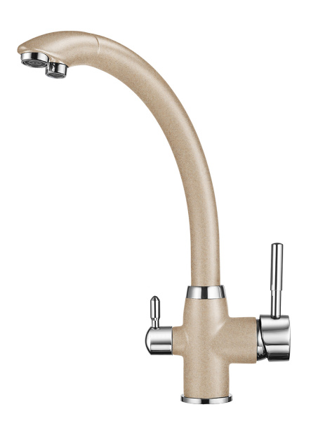 Кухонный смеситель GRANULA 2167, ПЕСОК