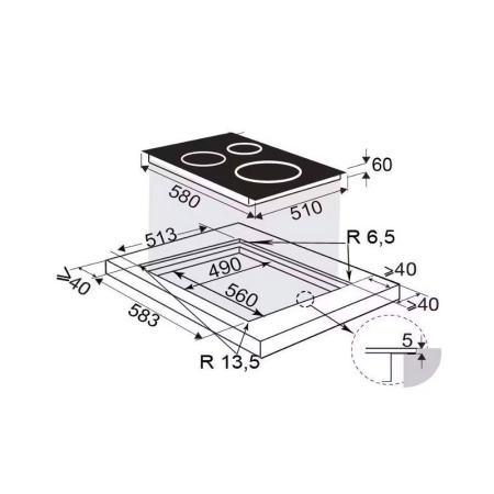 Brandt BPI164DUW
