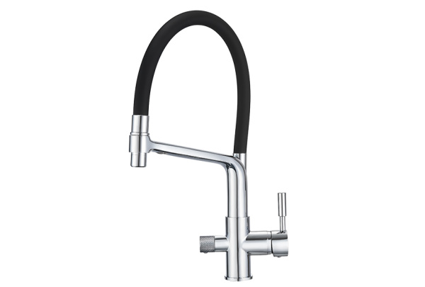 Кухонный смеситель GRANULA 0075, ХРОМ СМЕСИТЕЛЬ КУХОННЫЙ