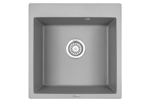 Кухонная мойка GRANULA 5102, АЛЮМИНИУМ, кварц