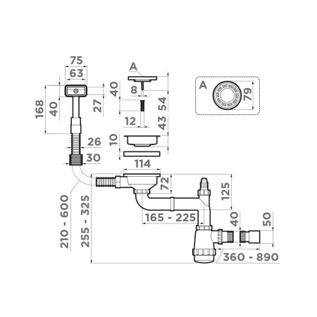 Omoikiri WK-1-S-AB022