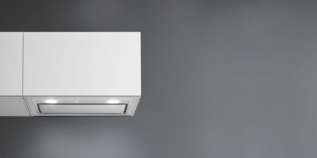 Falmec Design GRUPPO INCASSO MURANO 50 inox vetro bianco (800)