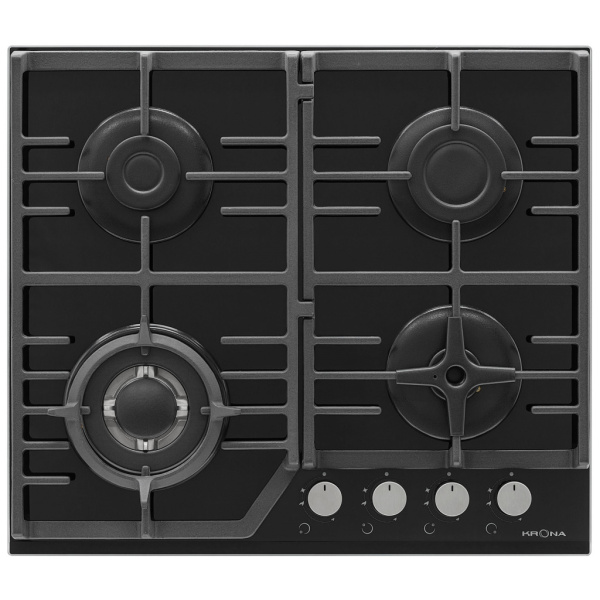 KRONA CORNIOLA 60 BL газовая варочная поверхность (независимая) KRONA CORNIOLA 60 BL газовая варочная поверхность (независимая)