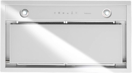 Falmec Design GRUPPO INCASSO MURANO 50 inox vetro bianco (800)