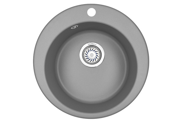 Кухонная мойка GRANULA 4801, АЛЮМИНИУМ, кварц