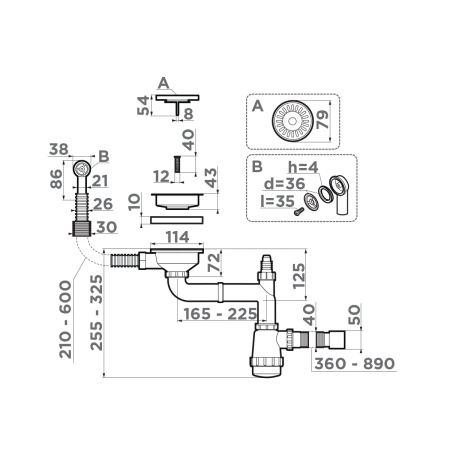 Omoikiri WK-1CL-R-AB022