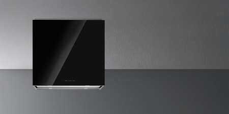 Falmec Design+ LAGUNA isola 60 inox vetro nero (800)