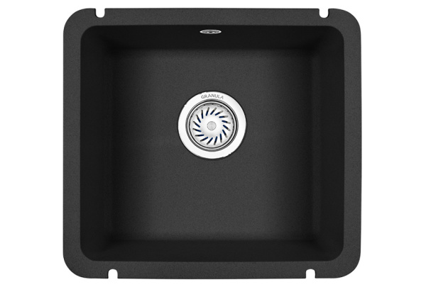 Кухонная мойка GRANULA 3601, ЧЁРНЫЙ, кварц