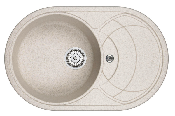 Кухонная мойка GRANULA 7801, ПИРИТ, кварц