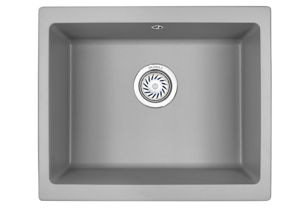 Кухонная мойка GRANULA 5551, АЛЮМИНИУМ, кварц