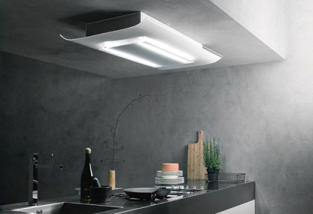 Falmec Design+ CIELO soffitto 120 vetro bianco (600)