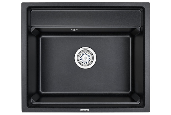 Кухонная мойка GRANULA KS-6003, ЧЁРНЫЙ, кварц