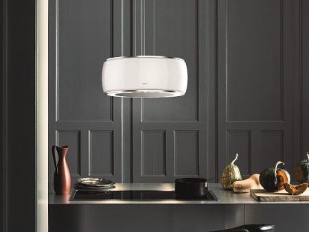 Falmec Circle.Tech SOFFIO isola 58 vetro bianco satinato (600)