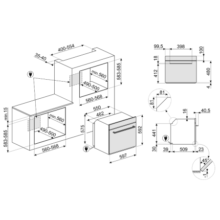 SMEG SO6202M2B