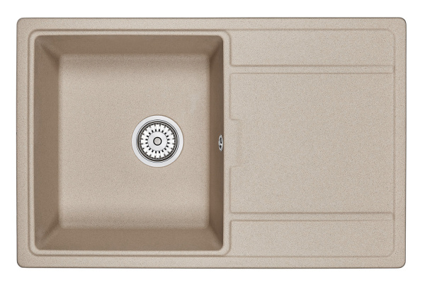 Кухонная мойка GRANULA 7804, ПЕСОК, кварц
