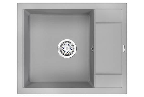 Кухонная мойка GRANULA 6002, АЛЮМИНИУМ, кварц