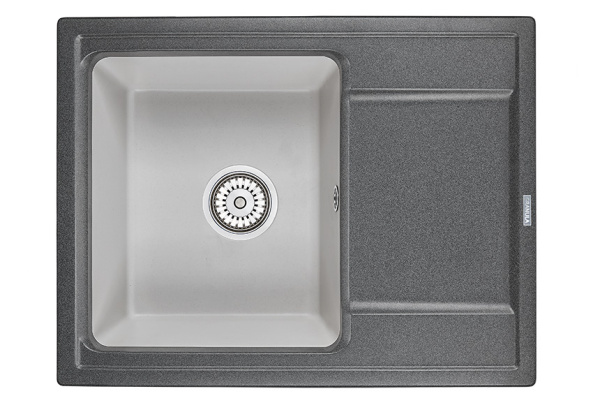 Кухонная мойка GRANULA HI-65, ГРАФИТ/БАЗАЛЬТ,ГИБРИД  кухонная мойка , кварц