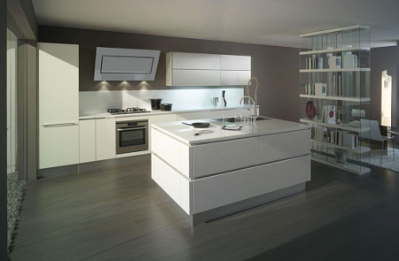 Falmec Design QUASAR 120 inox vetro bianco (800)