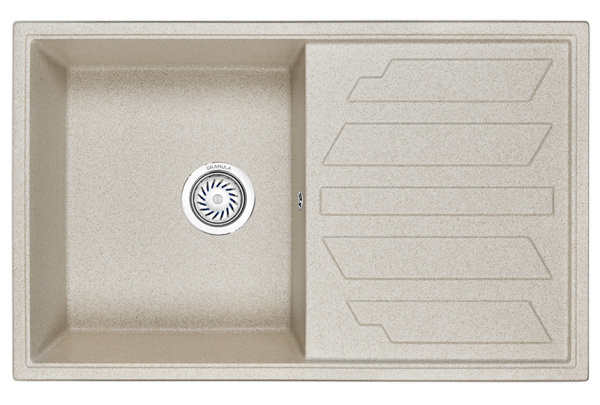 Кухонная мойка GRANULA 8002, ПИРИТ, кварц