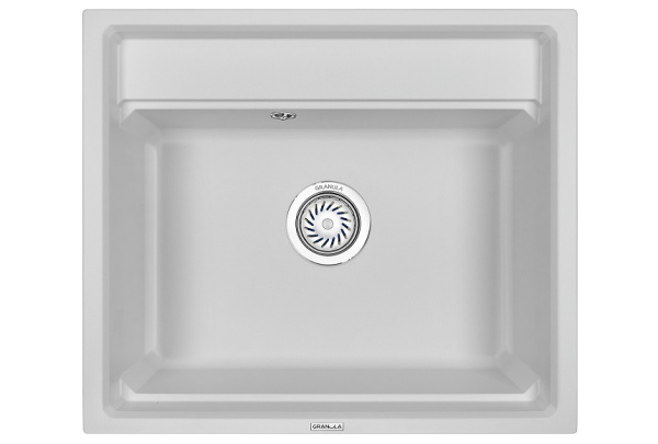 Кухонная мойка GRANULA KS-6003, АРКТИК (БЕЛЫЙ), кварц