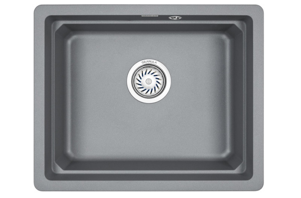 Кухонная мойка GRANULA KS-5501U, АЛЮМИНИУМ, кварц