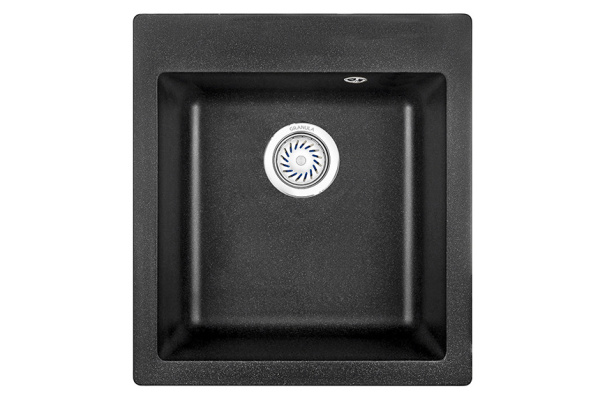 Кухонная мойка GRANULA 4201, ЧЁРНЫЙ, кварц