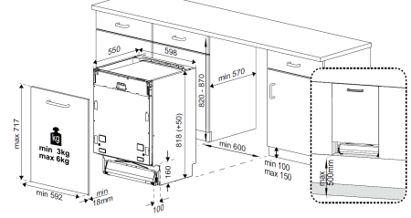 Встраиваемая посудомоечная машина Kuppersbusch G 6300.0 V