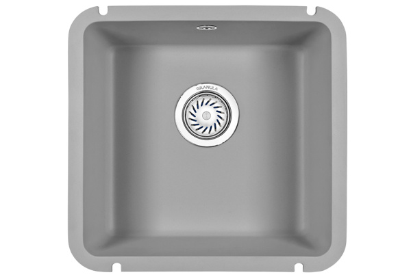 Кухонная мойка GRANULA 3801, АЛЮМИНИУМ, кварц