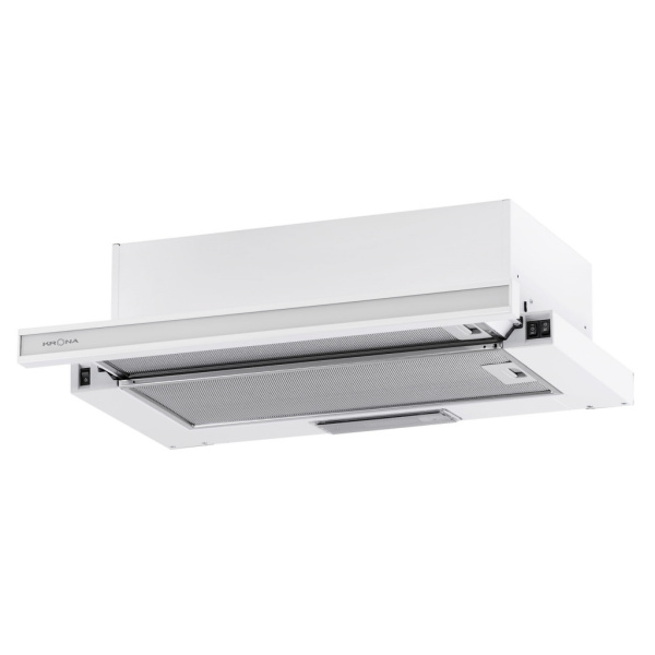 KRONA
KAMILLA 600 GLASS WHITE вытяжка кухонная