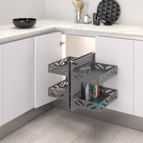 Element 7 Механизм в угловую базу 900 мм, правый, отделка орион серый