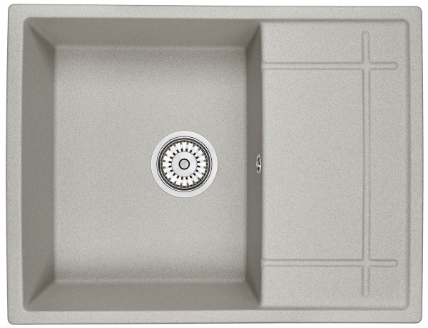 Кухонная мойка GRANULA 6501, БАЗАЛЬТ, кварц