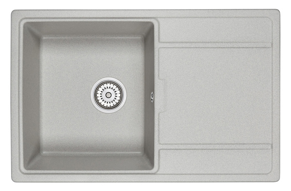 Кухонная мойка GRANULA 7804, БАЗАЛЬТ, кварц